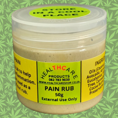 A170 - PAIN RUB 50g (500mg Cannabis Oil)