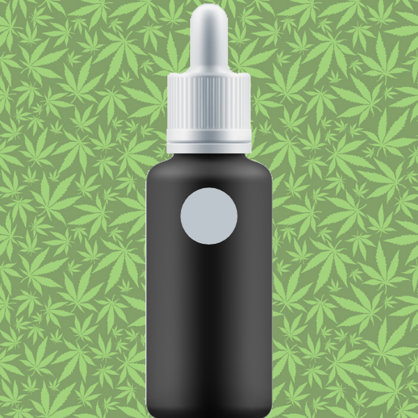 A070 - Isolate Oil 10ml CBD Only (250mg) SILVER DOT